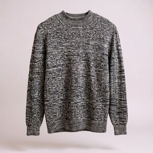 Pacsun Men's Sweater Small Charcoal Gray 100% Cotton Pullover Clean Aesthetic